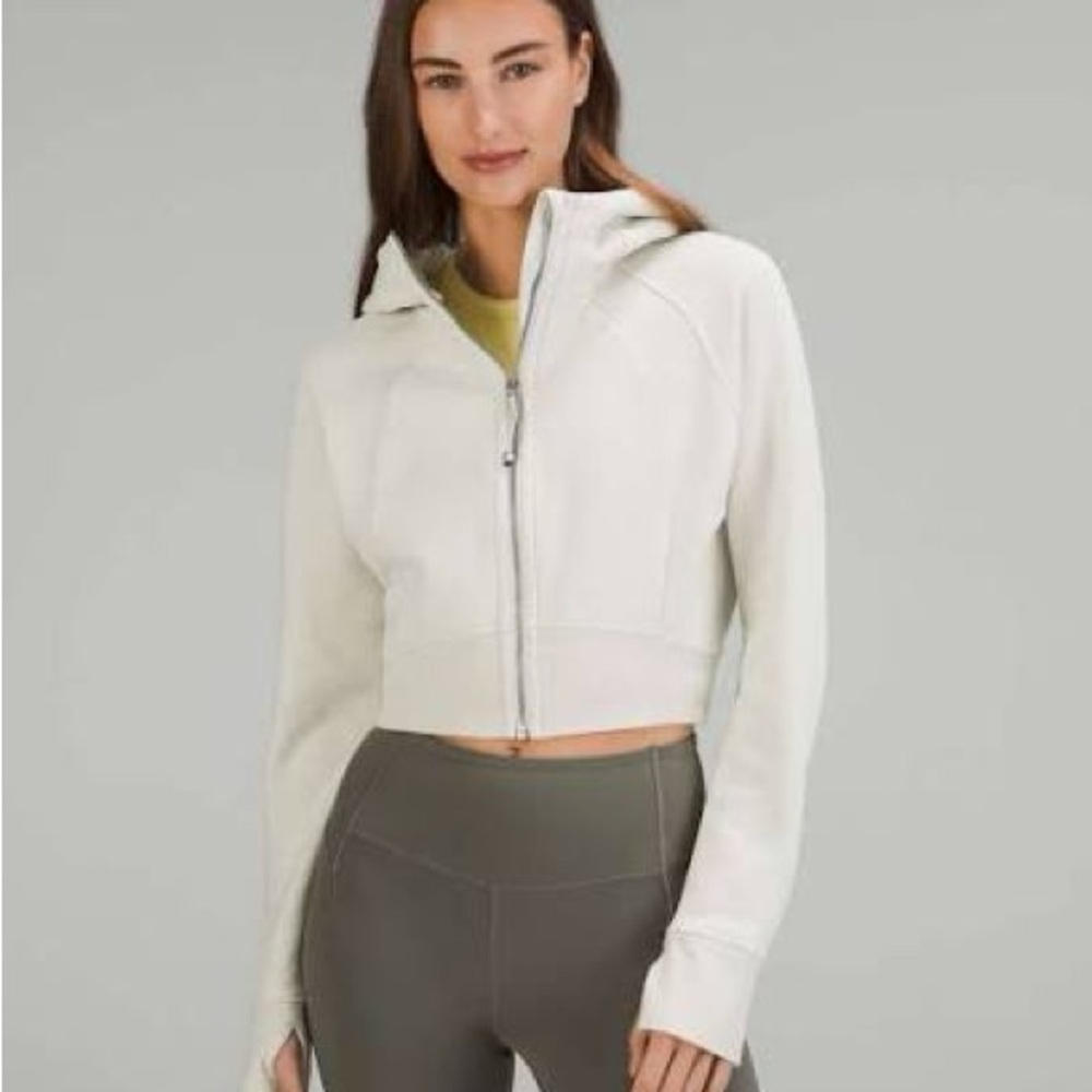 lululemon hoodie - bone colored- XS/S